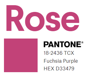 Rose : couleur choisie pour créer une marque